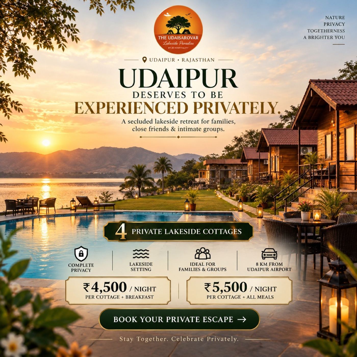 Udaipur deserves to be experienced privately
